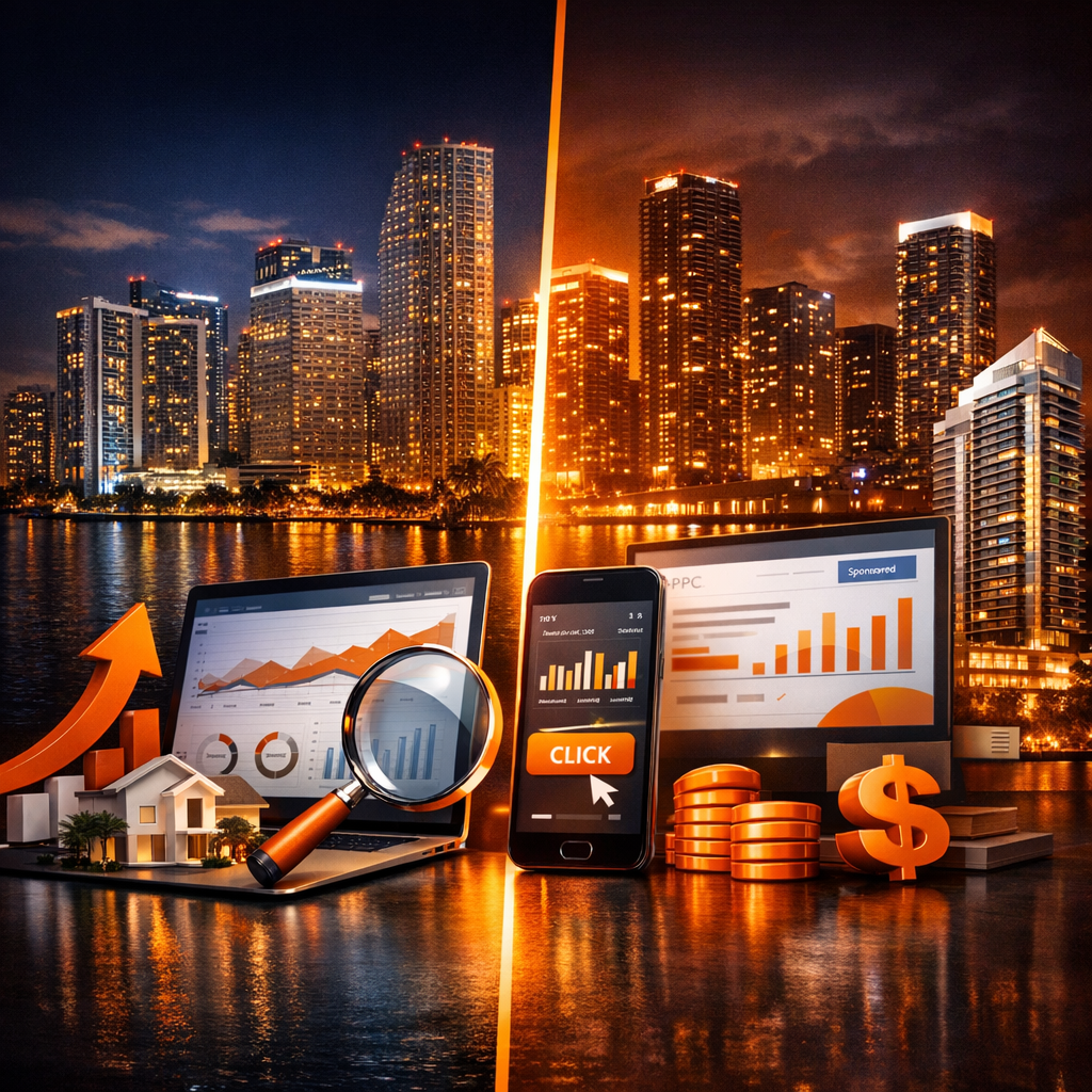 SEO vs Google Ads for Miami Real Estate